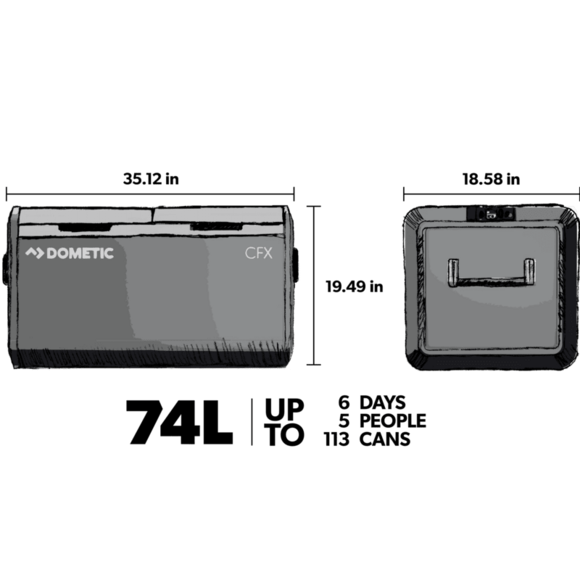 Dometic CFX3 75DZ